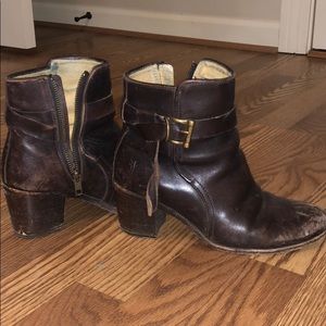FRYE leather booties